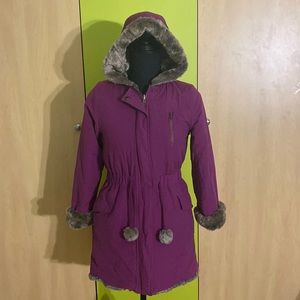 Lili Gaufrette Girl’s Faux-Fur Coat